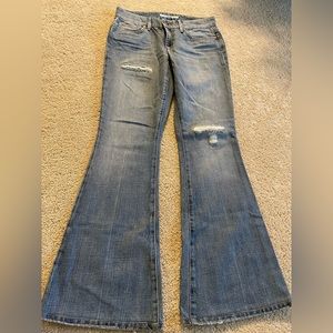 Joe’s jeans stardust low rise flare size 27